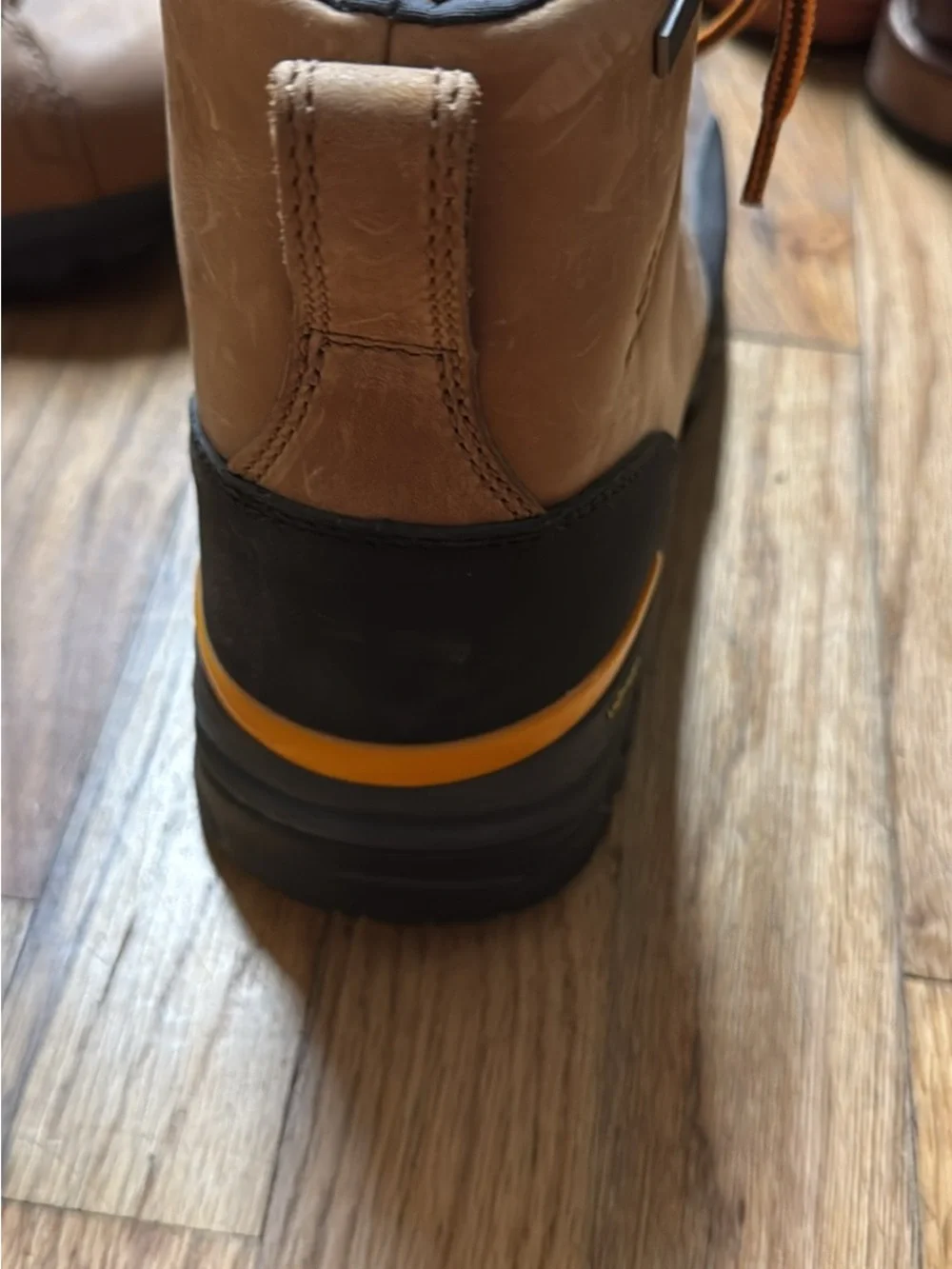 Danner Tan and Black Leather Waterproof Hiking Boots